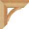 Ekena Millwork Thorton Slat Rough Sawn Bracket w/ Offset Brace, Western Red Cedar, 6"W x 16"D x 16"H BKT0604X16X16THR06RWR - alternate 2